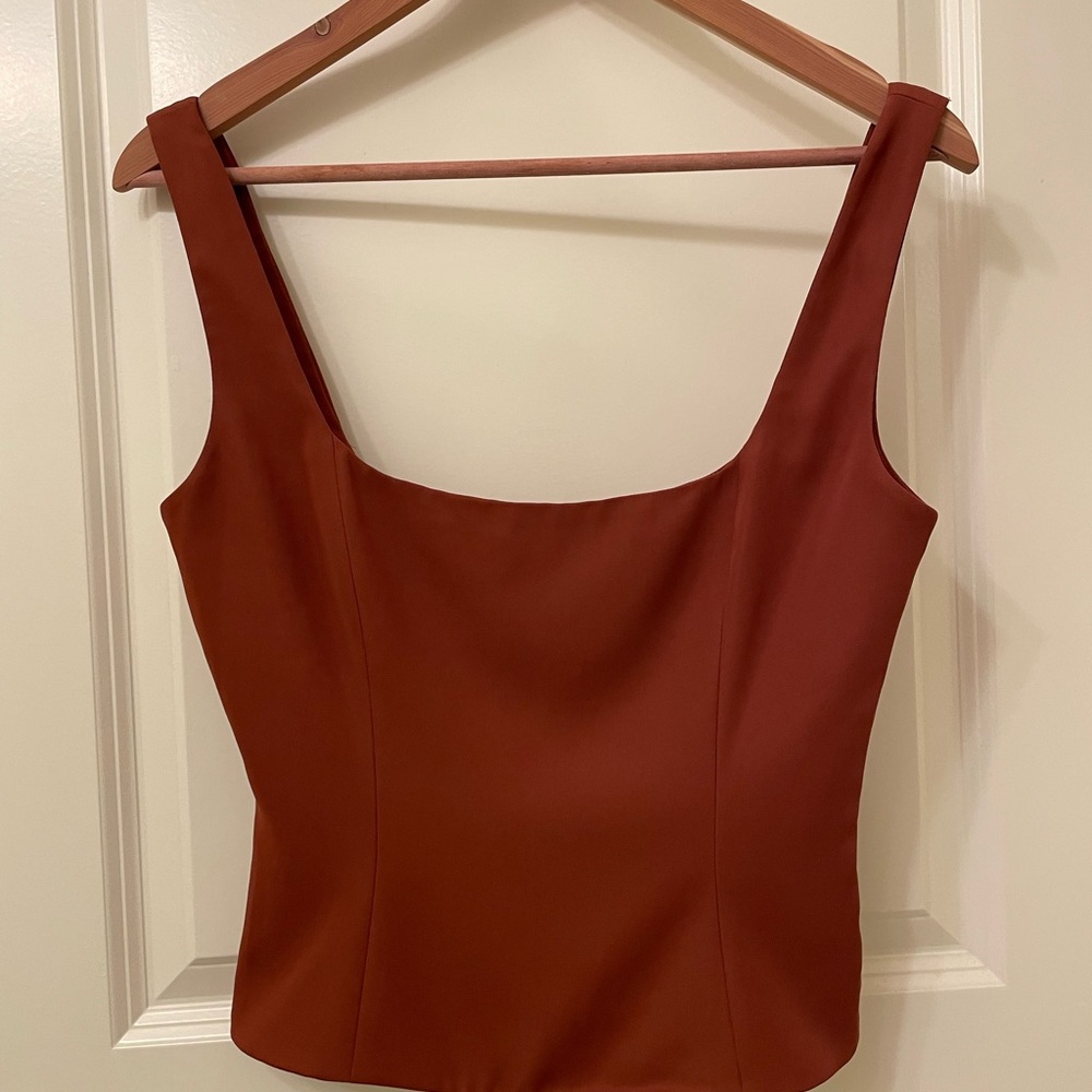 Wilfred Aritzia - Terracotta Tank Top - 4